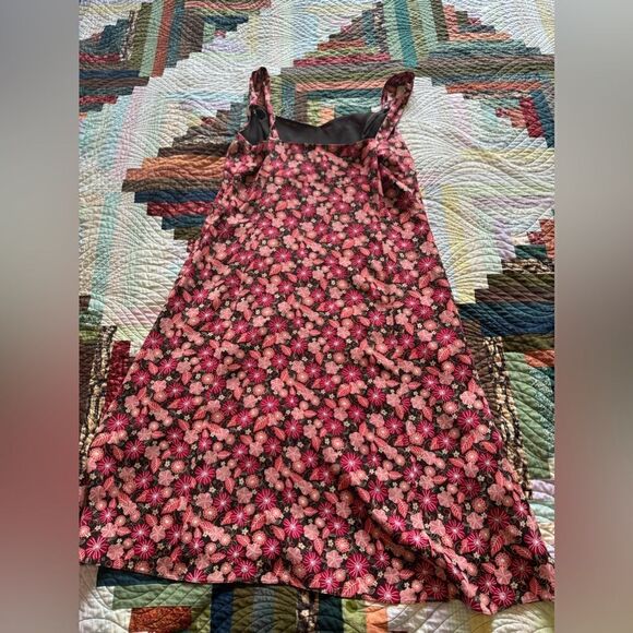 NWOT Ann Taylor Loft Floral Sundress Red and Pink Size 14 - Picture 8 of 8